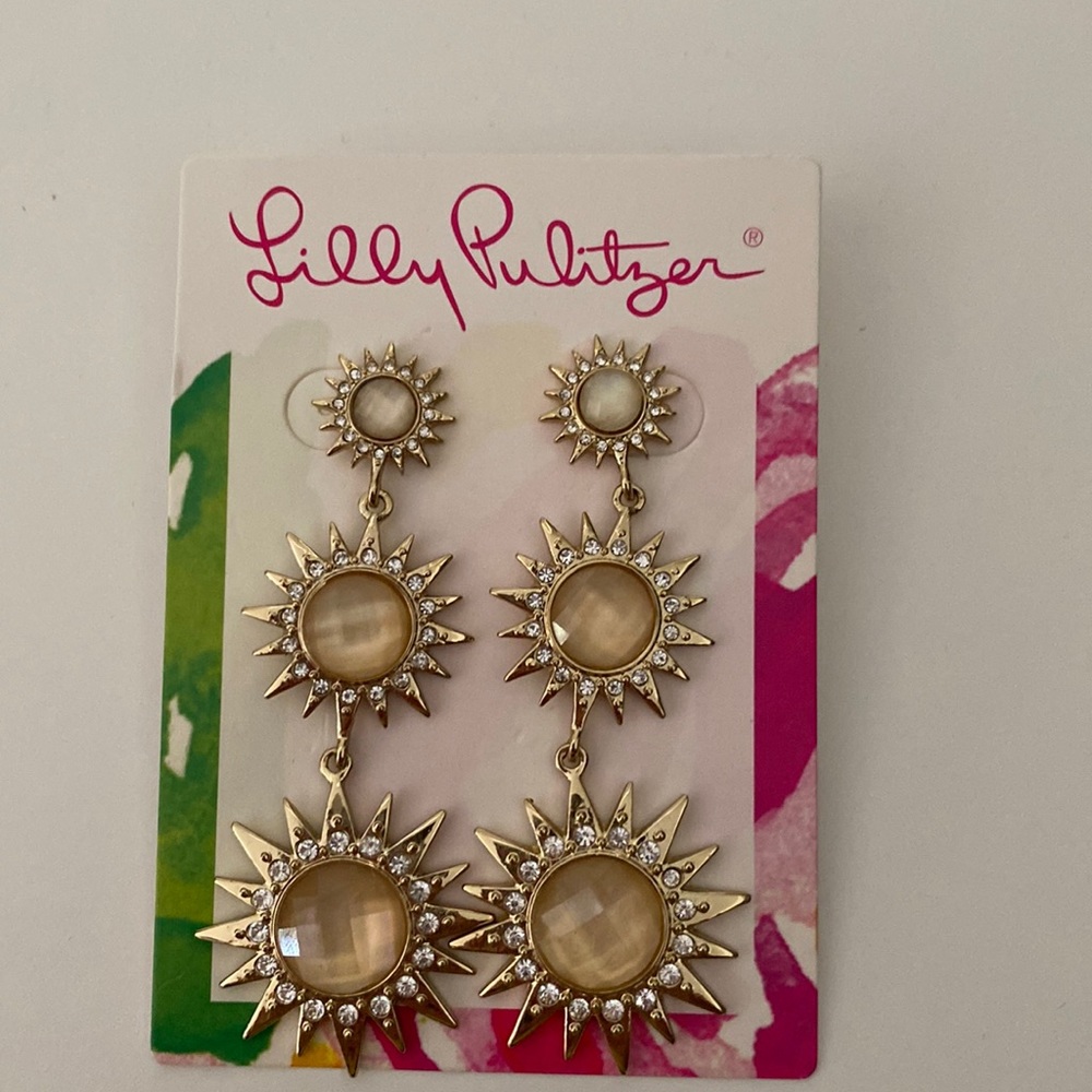 Lilly Pulitzer Star of the Sea earrings